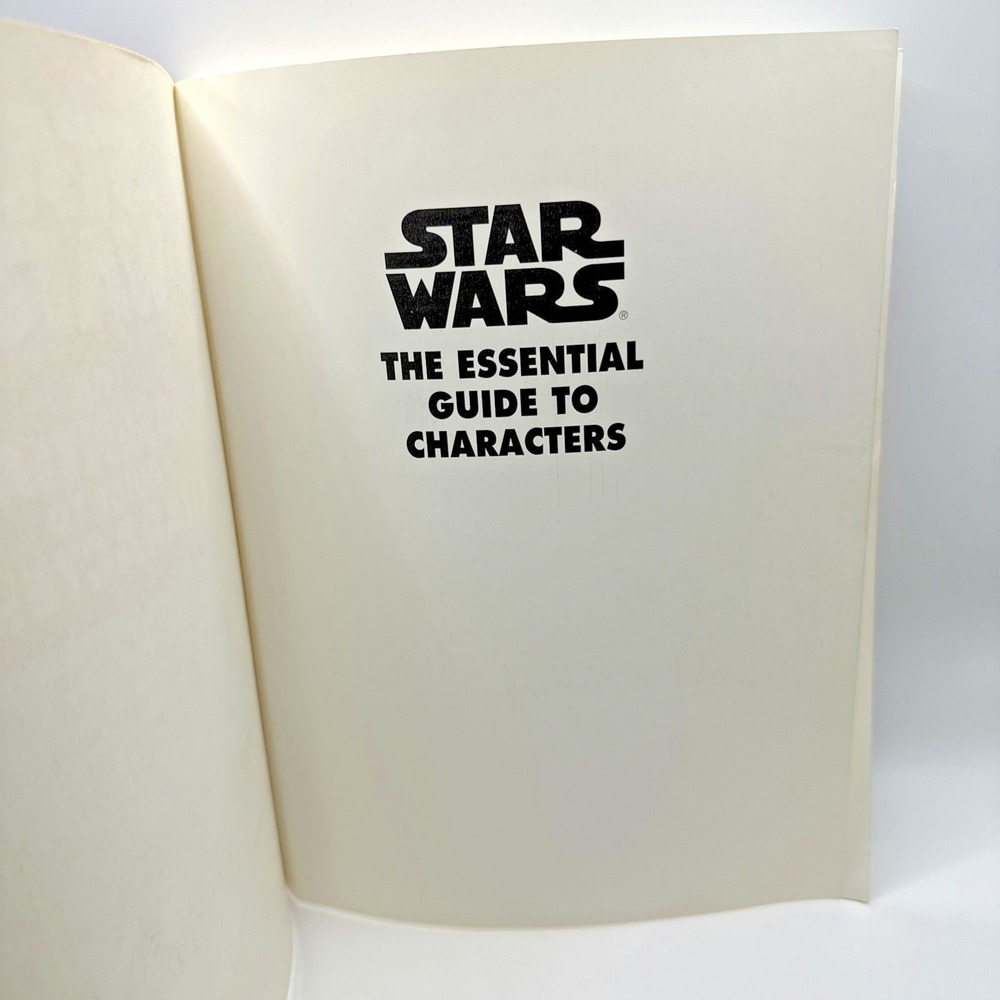 1995 Star Wars Essential Guide to Characters 1st Edition LucasBooks Paperback - Picture 3 of 8